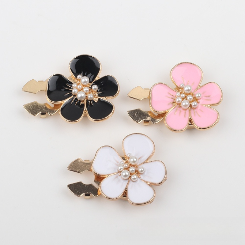 Women'S Formal Wear Blouse - 1PC Pearl Camellia Button Covers Cufflinks