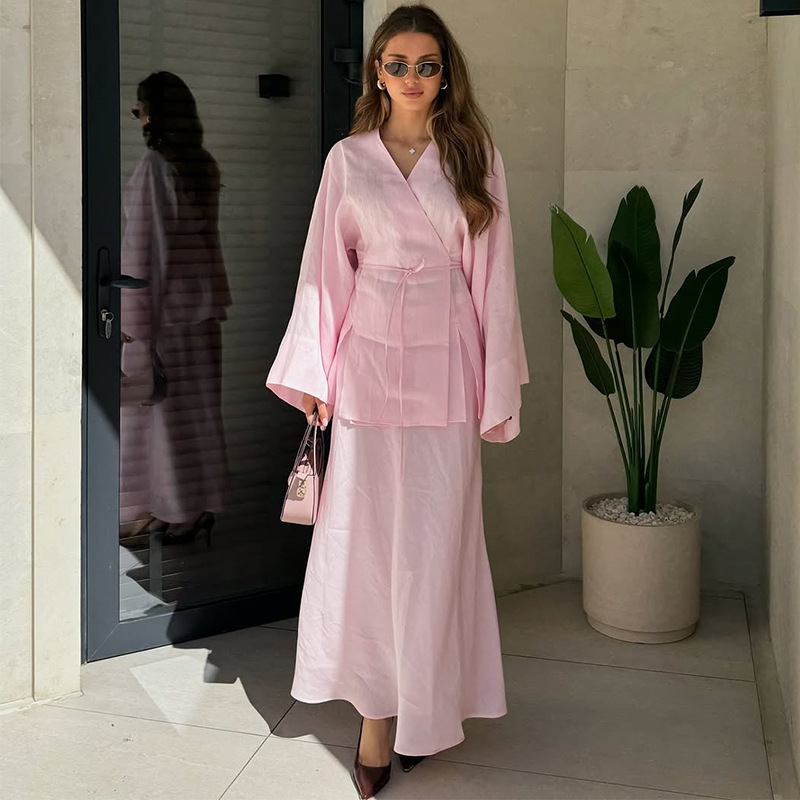 Women Formal Wear For Office - Two Pieces Women Dress Sets Solid