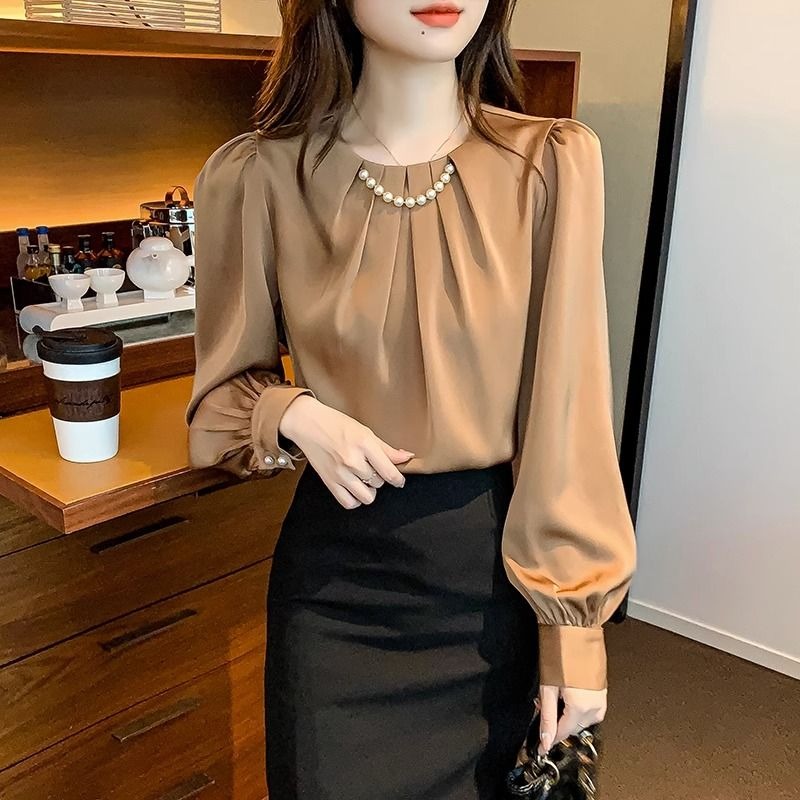 Office Outfits Round Neck Fema - đánh giá và giá Women'S Formal Wear Blouse