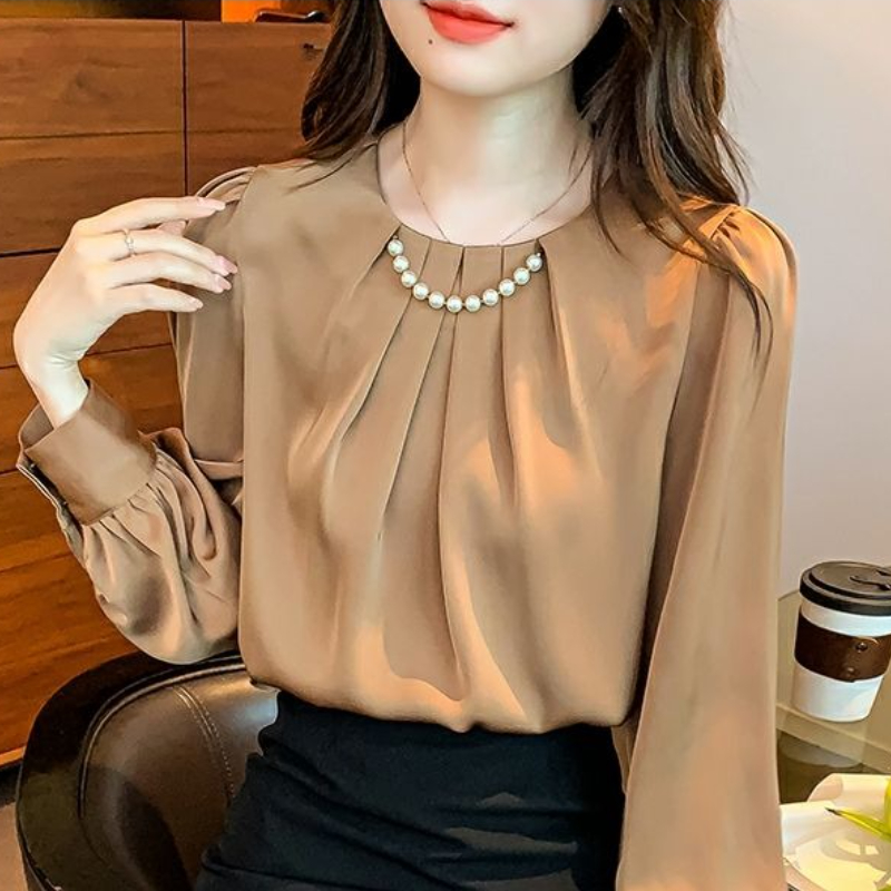 Office Outfits Round Neck Fema - đánh giá và giá Women'S Formal Wear Blouse