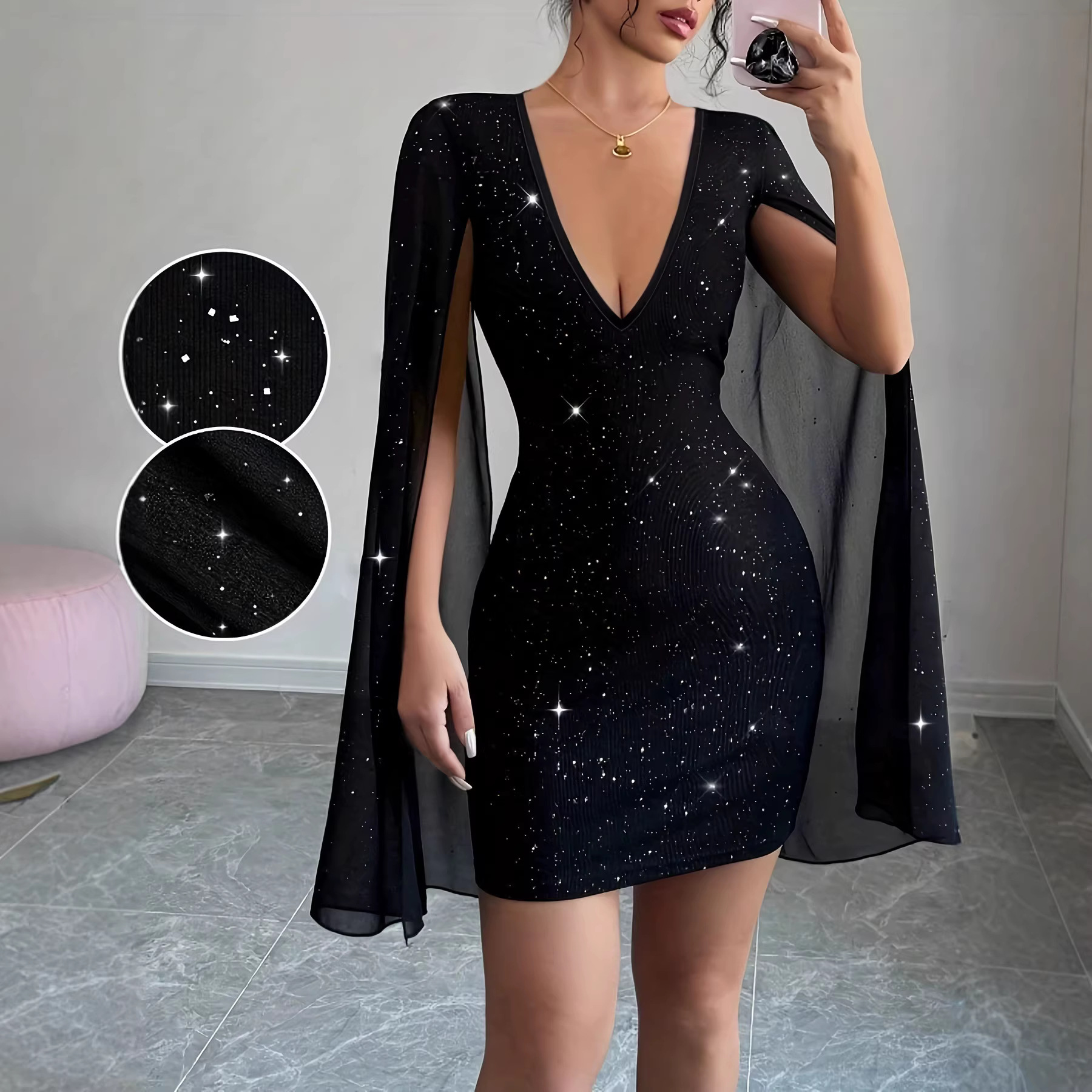 V Neck Bodycon Midi Dress Eleg - đánh giá và giá Women Formal Wear For Office