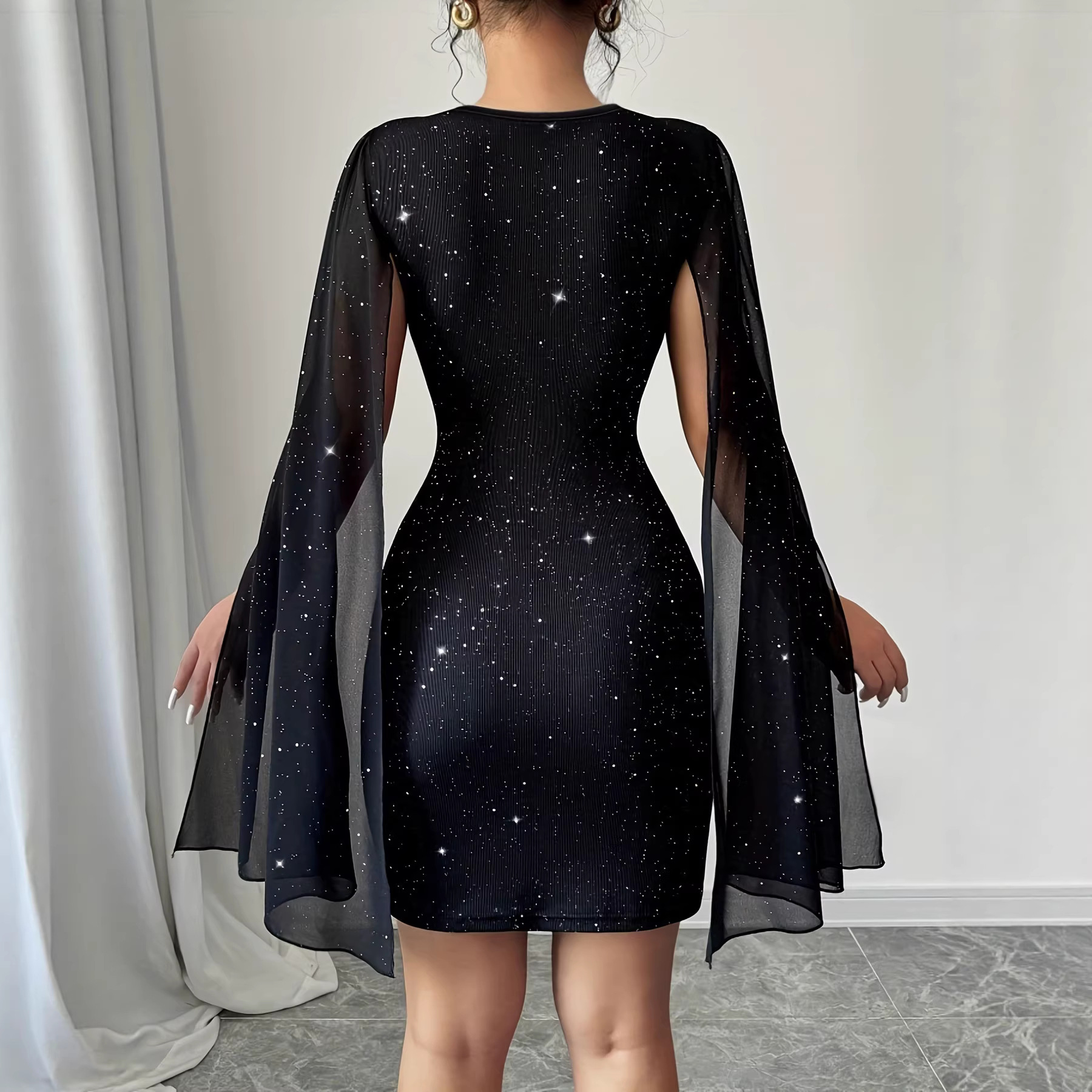 V Neck Bodycon Midi Dress Eleg - đánh giá và giá Women Formal Wear For Office