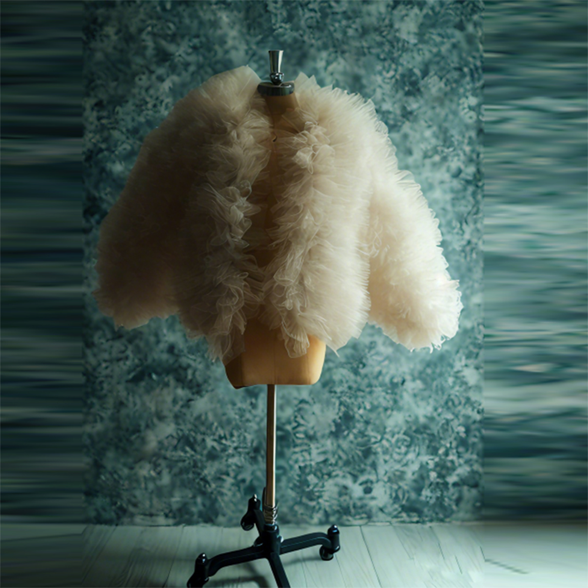 Charming Beige Ruffles Tulle T - đánh giá và giá Women Formal Wear Photoshoot