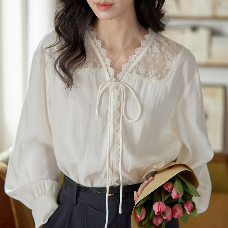 Long Sleeve Shirts Womens Sati - đánh giá và giá Women'S Formal Wear Blouse