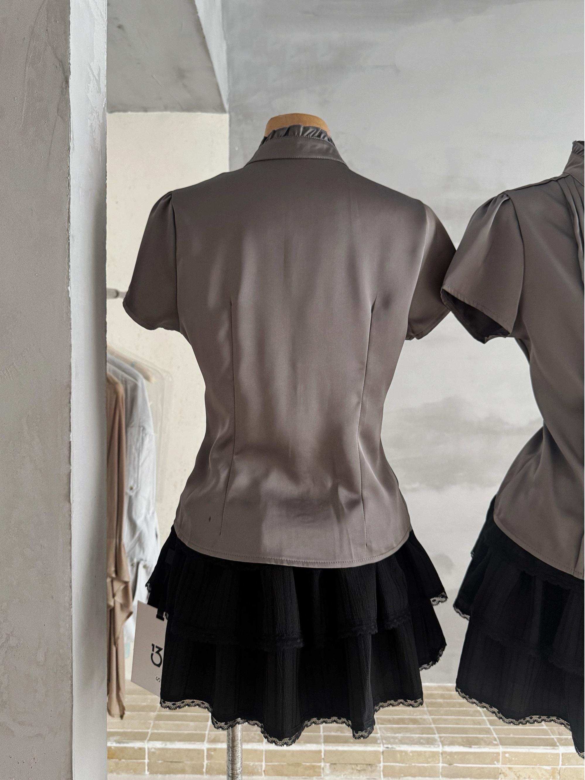 Elegant Short Sleeve Blouse An - đánh giá và giá Women'S Formal Wear Blouse