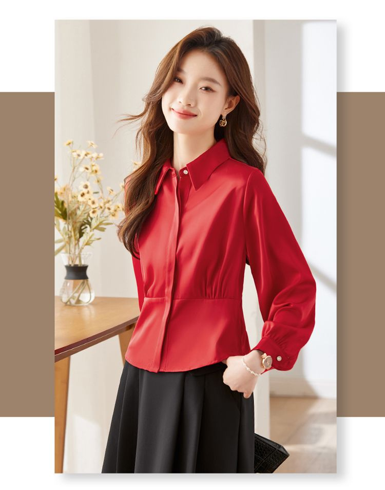 Long Sleeve Shirts Womens Cott - đánh giá và giá Women'S Formal Wear Blouse