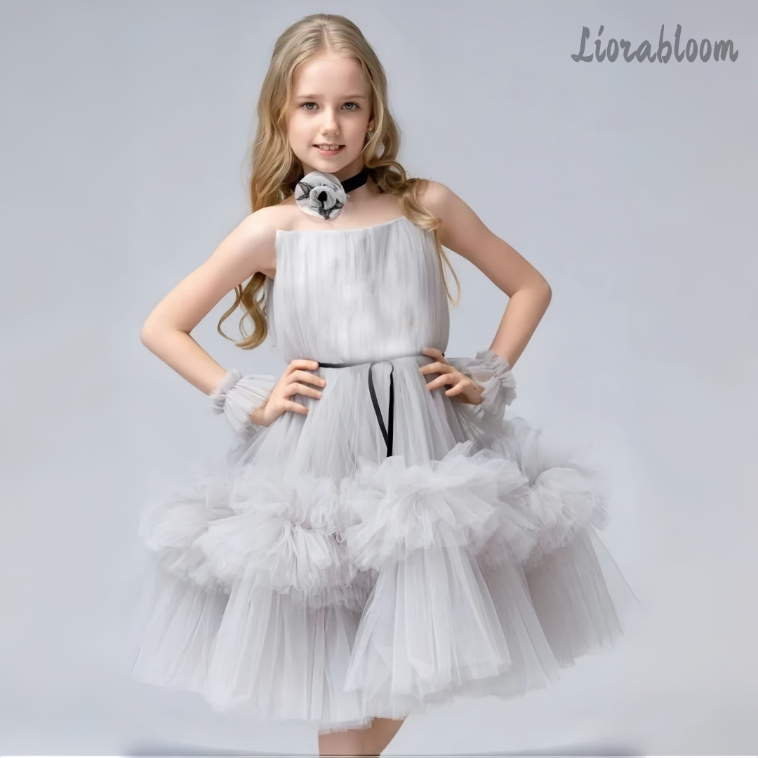 Girls' Exquisite Tulle Gown Cu - đánh giá và giá Formal Attire Woman