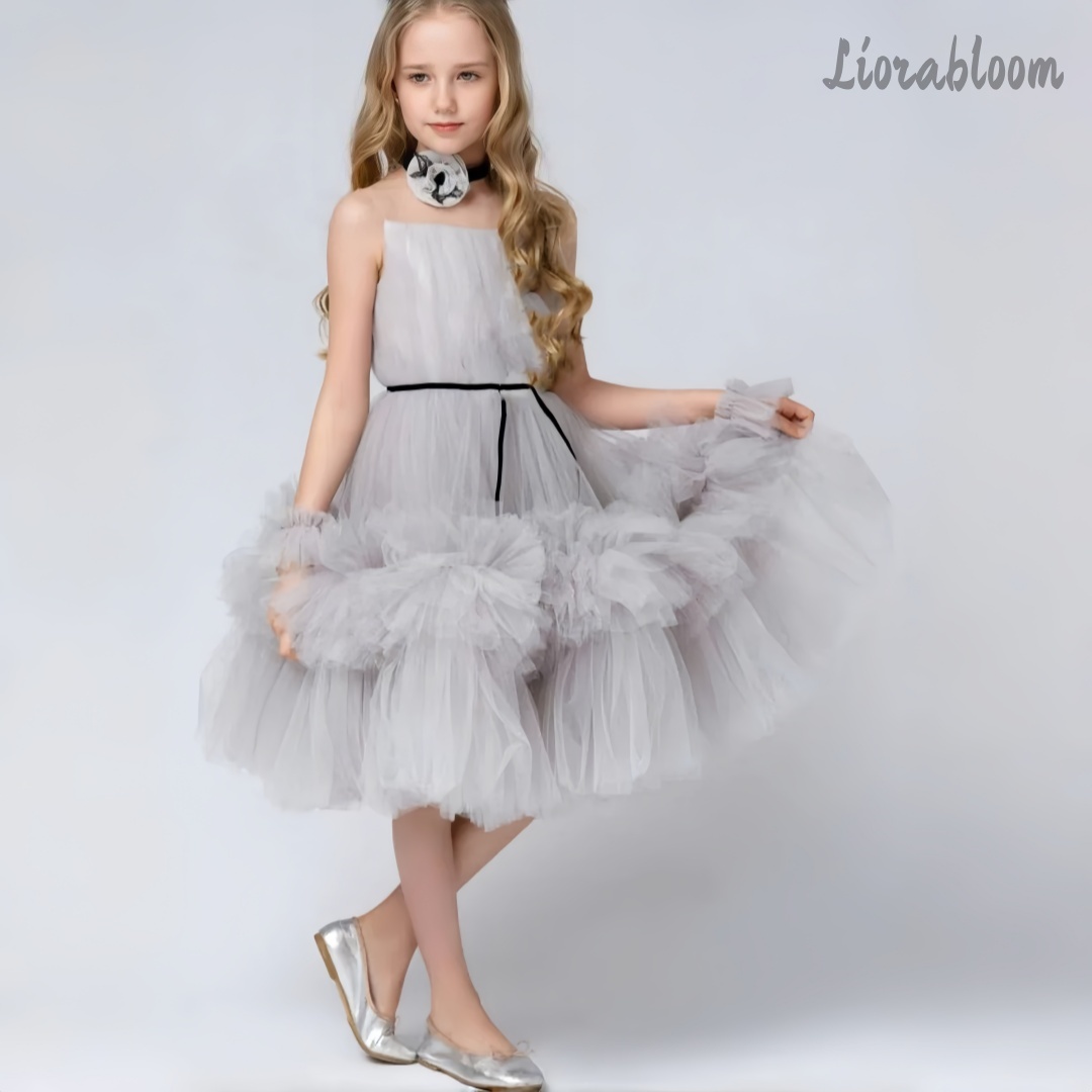 Girls' Exquisite Tulle Gown Cu - đánh giá và giá Formal Attire Woman