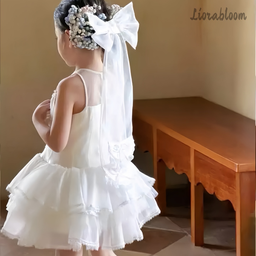 Girls' White Embroidered Forma - đánh giá và giá Formal Attire Woman