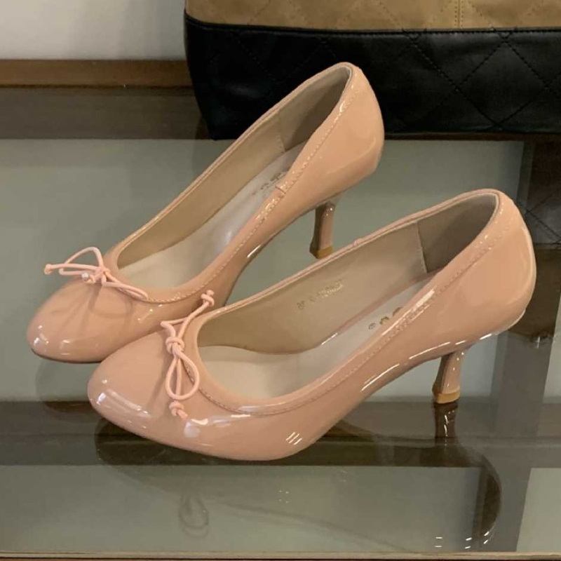 Elegant Patent Leather High He - đánh giá và giá Women Formal Wear For Office