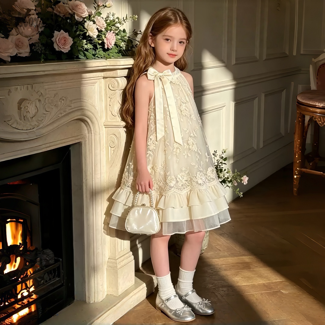 Girls Champagne Lace Tulle Dre - đánh giá và giá Formal Attire Woman