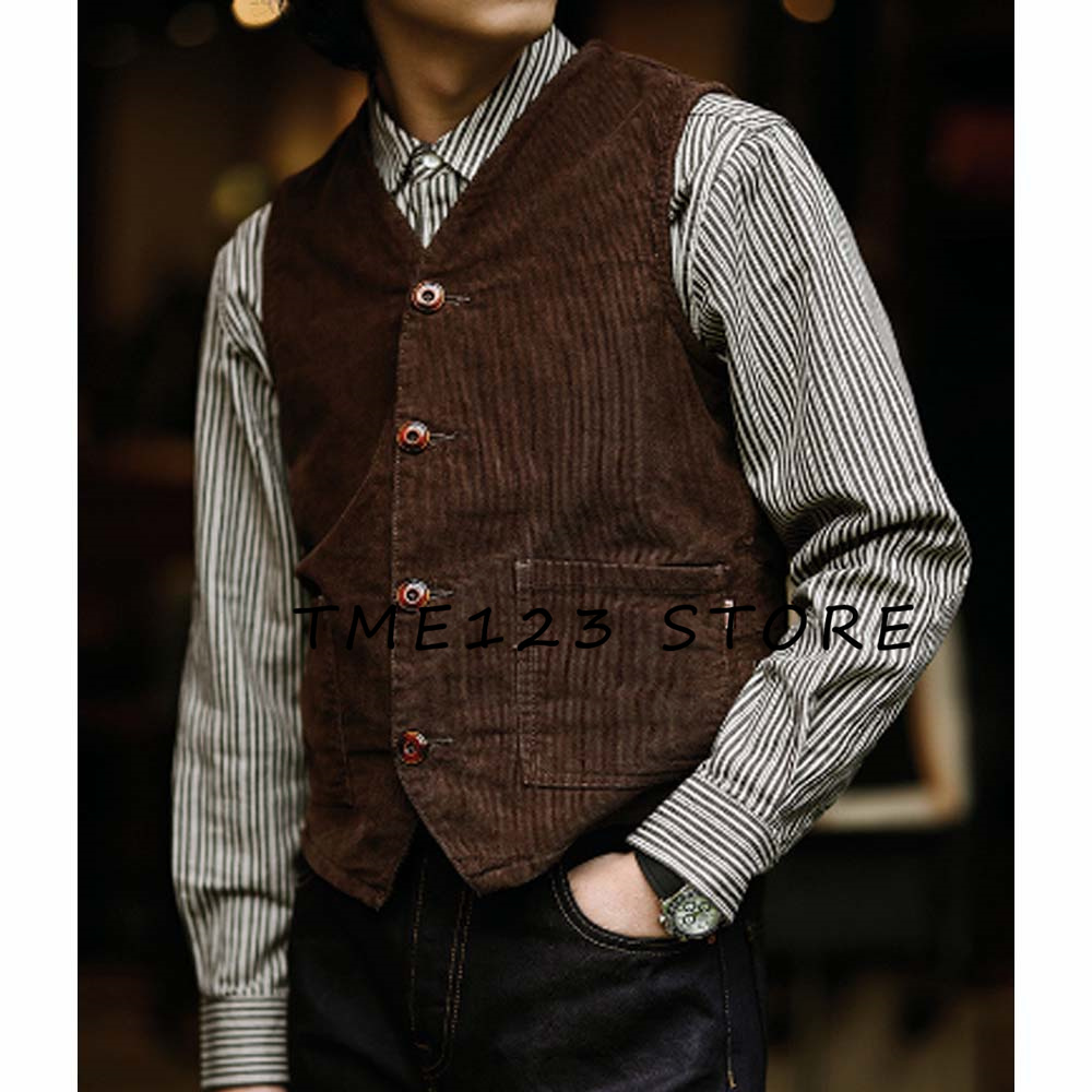 Men's Corduroy Single Breasted - đánh giá và giá Women Formal Wear Vest