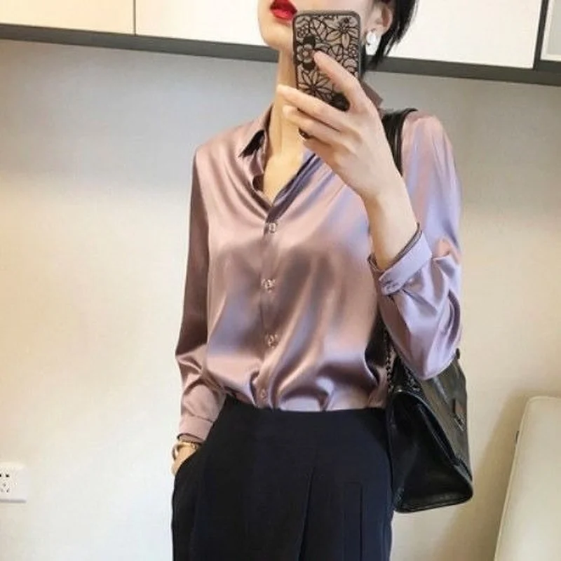 Silk Brown Clothes Wear To Wor - đánh giá và giá Women'S Formal Wear Blouse