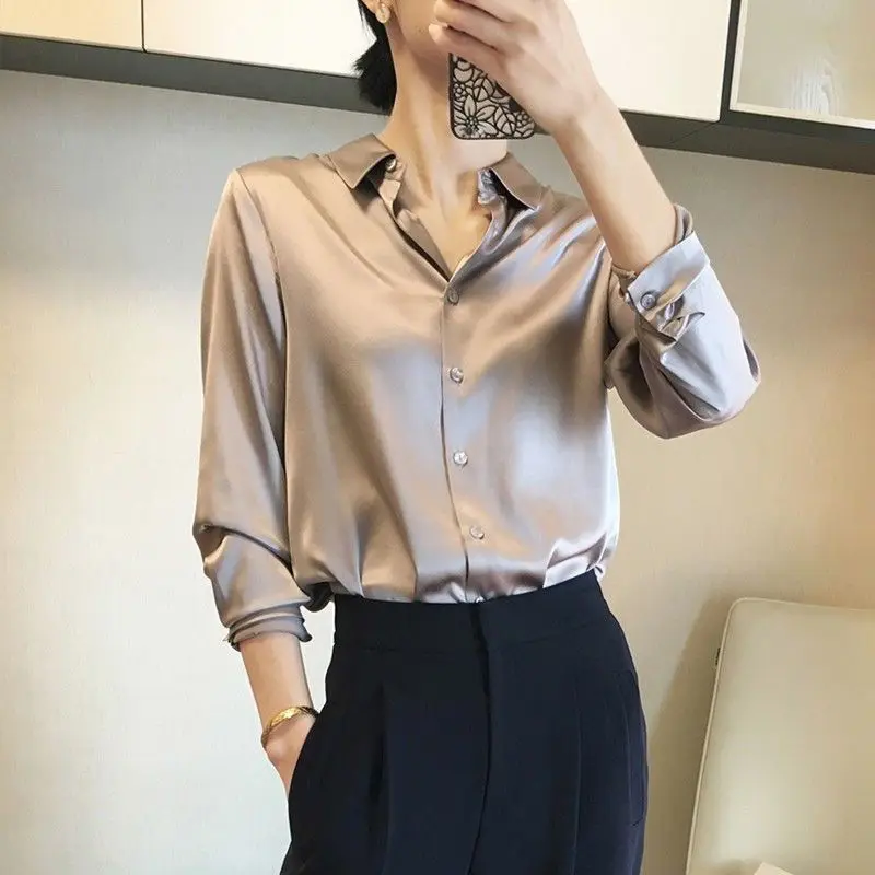 Silk Brown Clothes Wear To Wor - đánh giá và giá Women'S Formal Wear Blouse