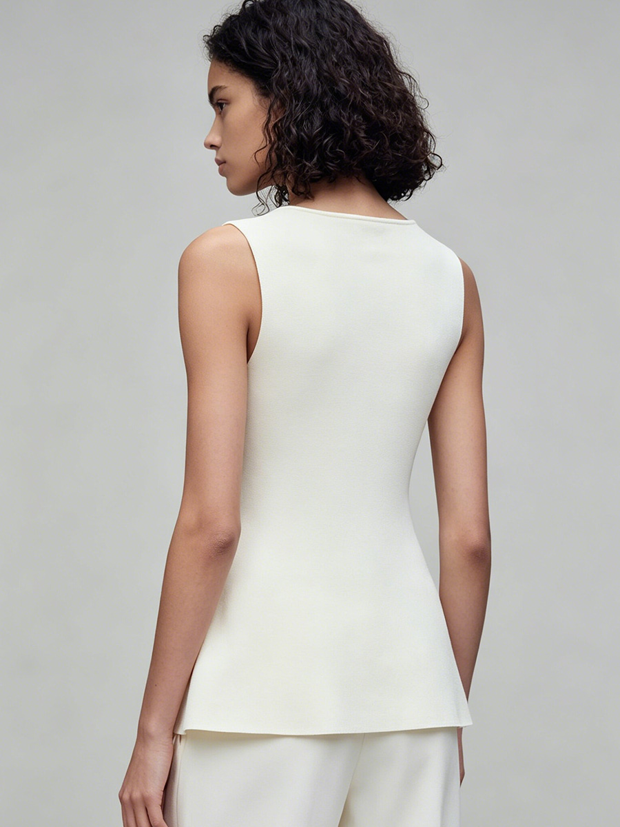 LIMO Knit Sleeveless Button Do - đánh giá và giá Women'S Formal Wear Blouse